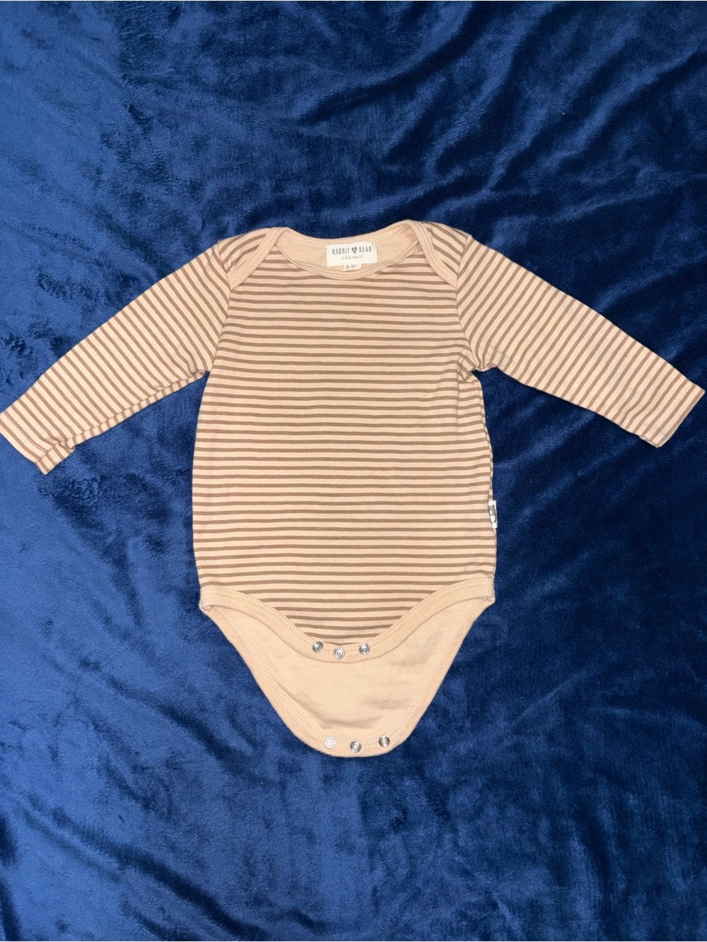 Rabbit + Bear Organic Baby Romper 6–9 Months